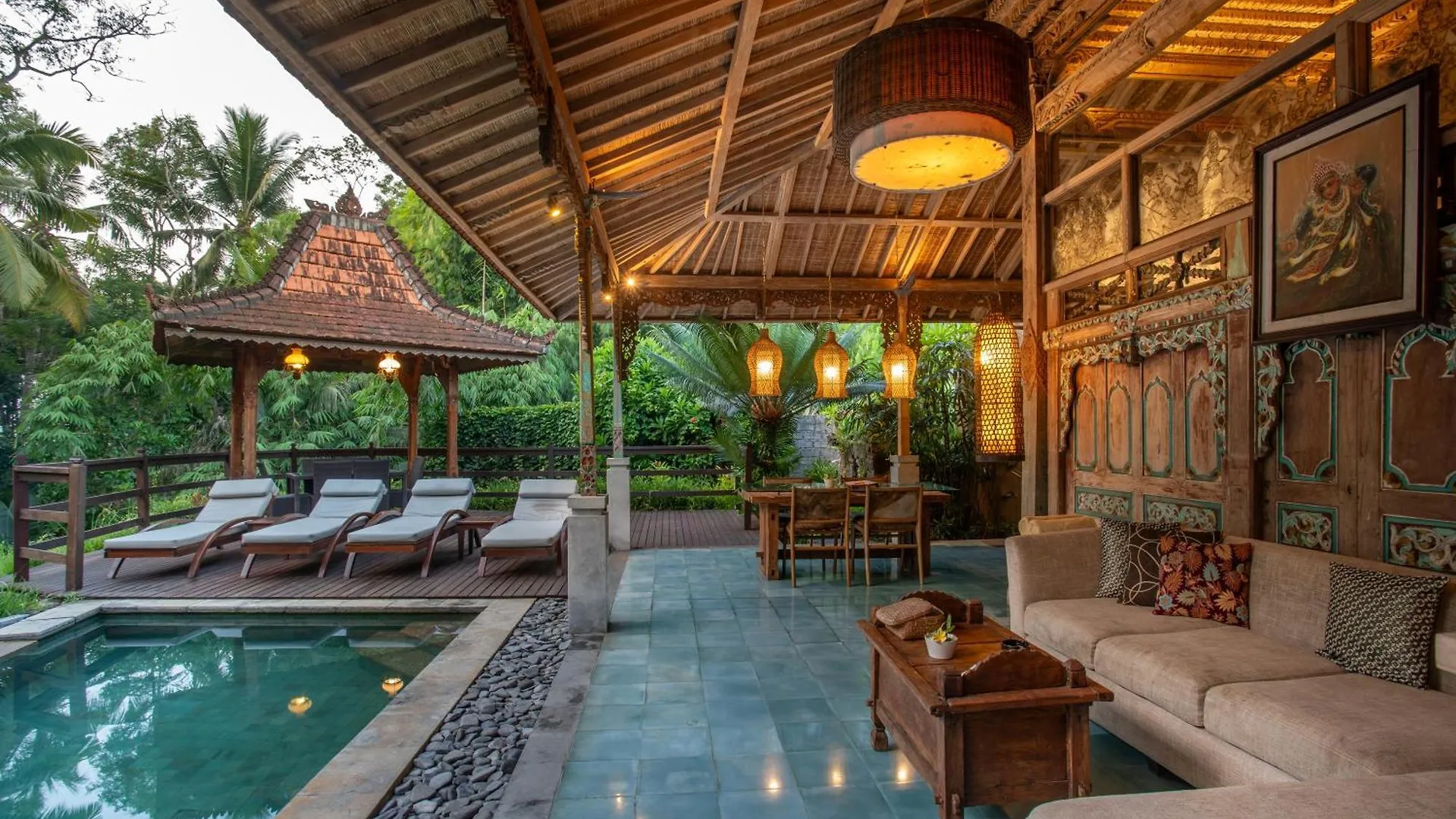 *** Kompleks wypoczynkowy Aryaswara Villa Ubud Indonezja